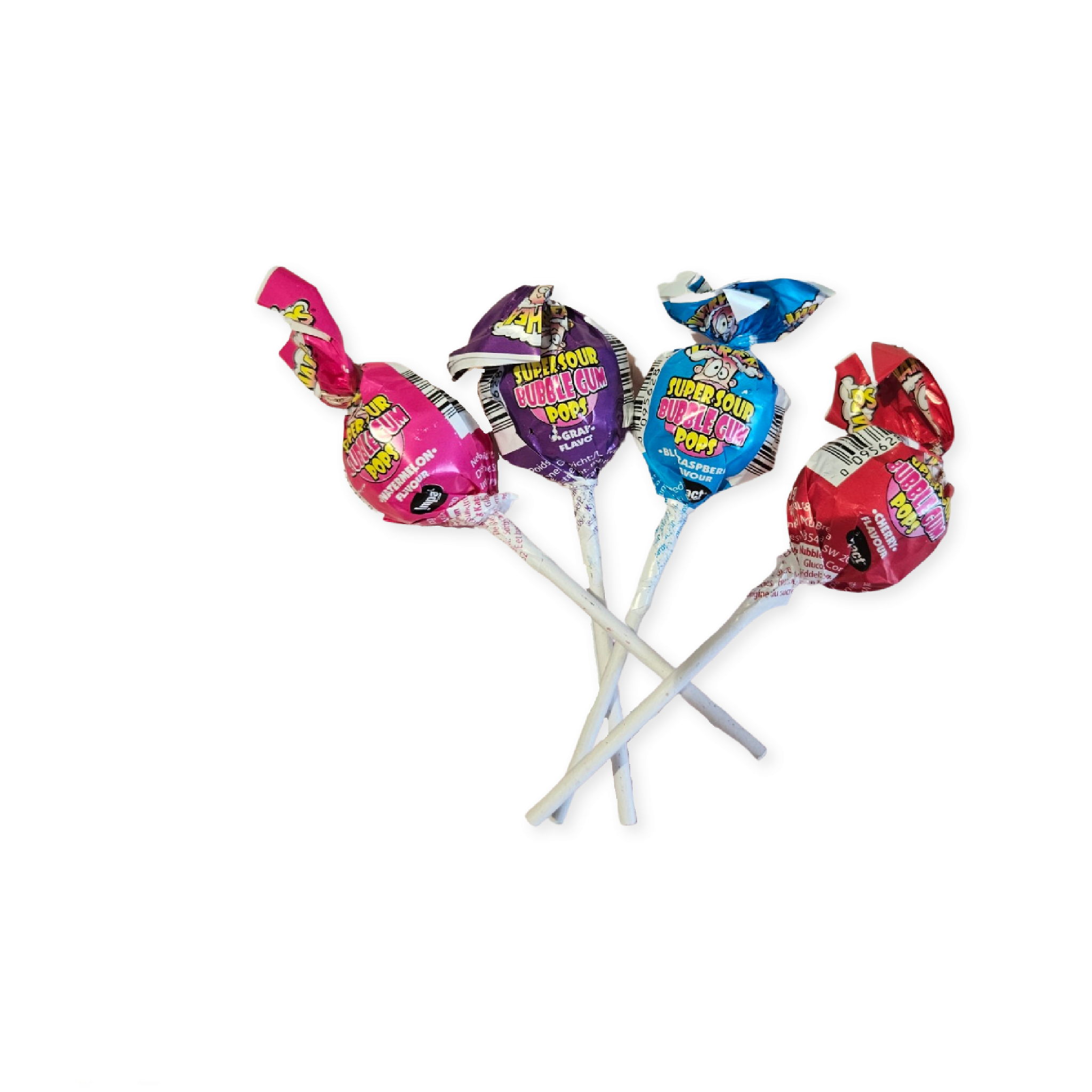 Warheads Super Sour Bubblegum Pop Gumdrop Lolly Shop