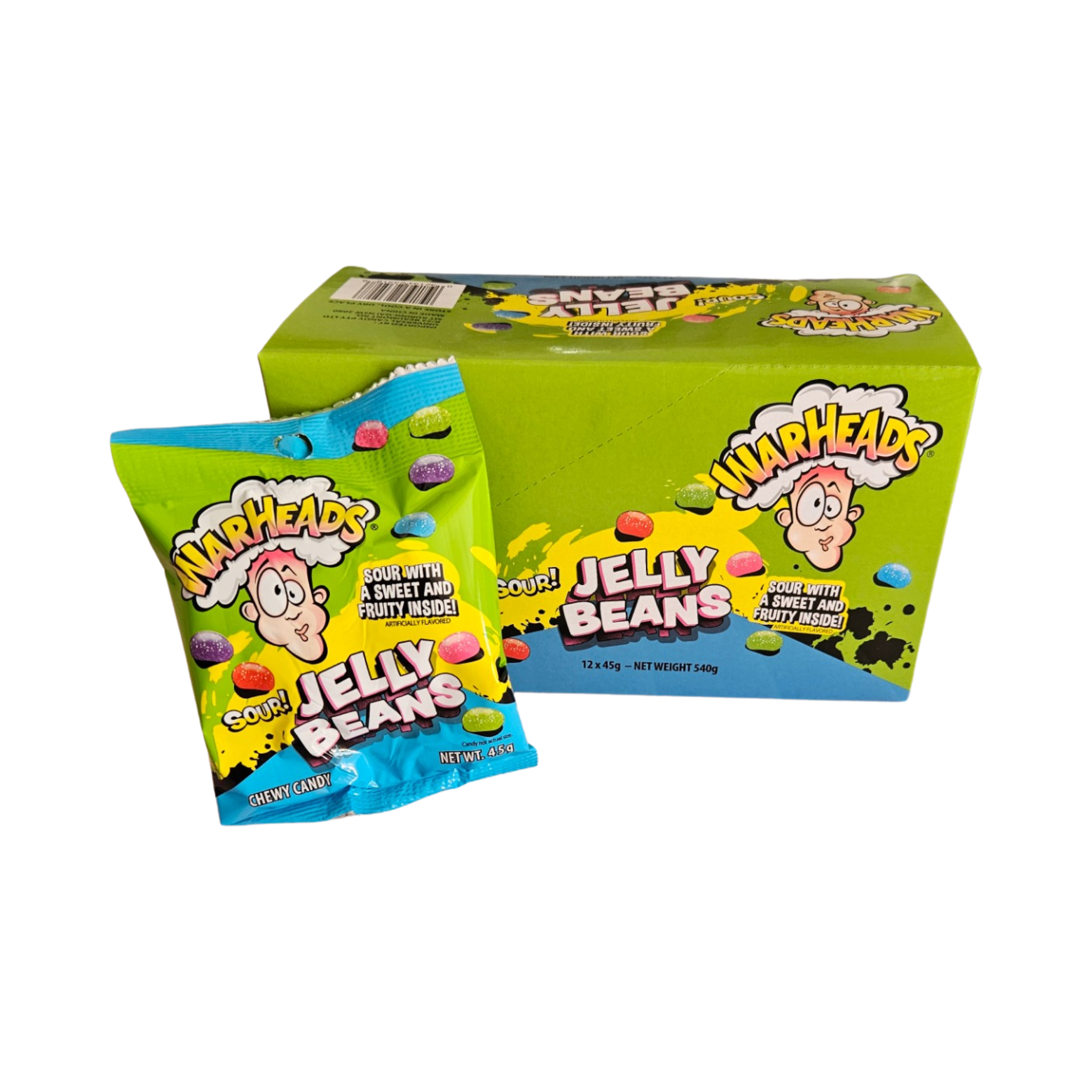 Warheads Sour Jelly Beans – Gumdrop Lolly Shop