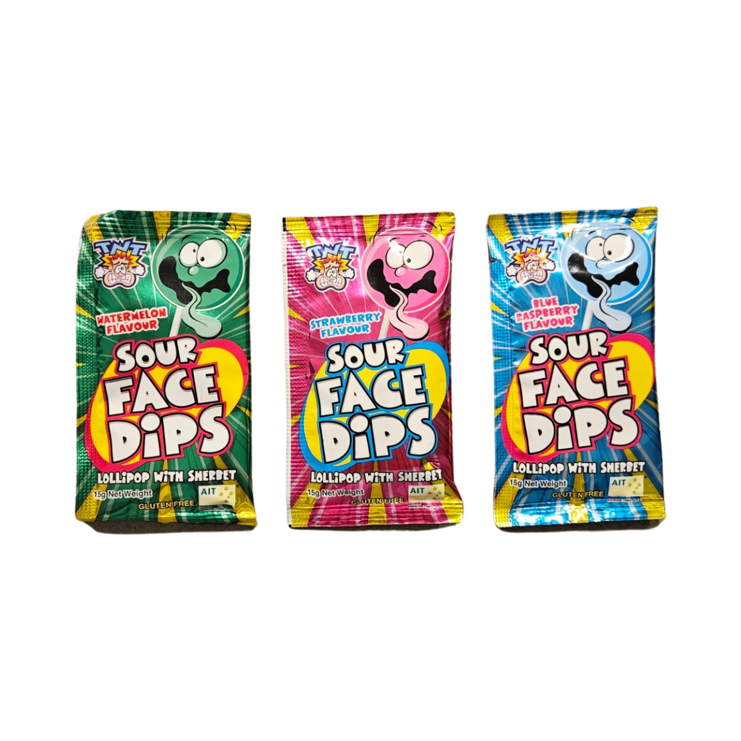 TNT Sour Face Dips