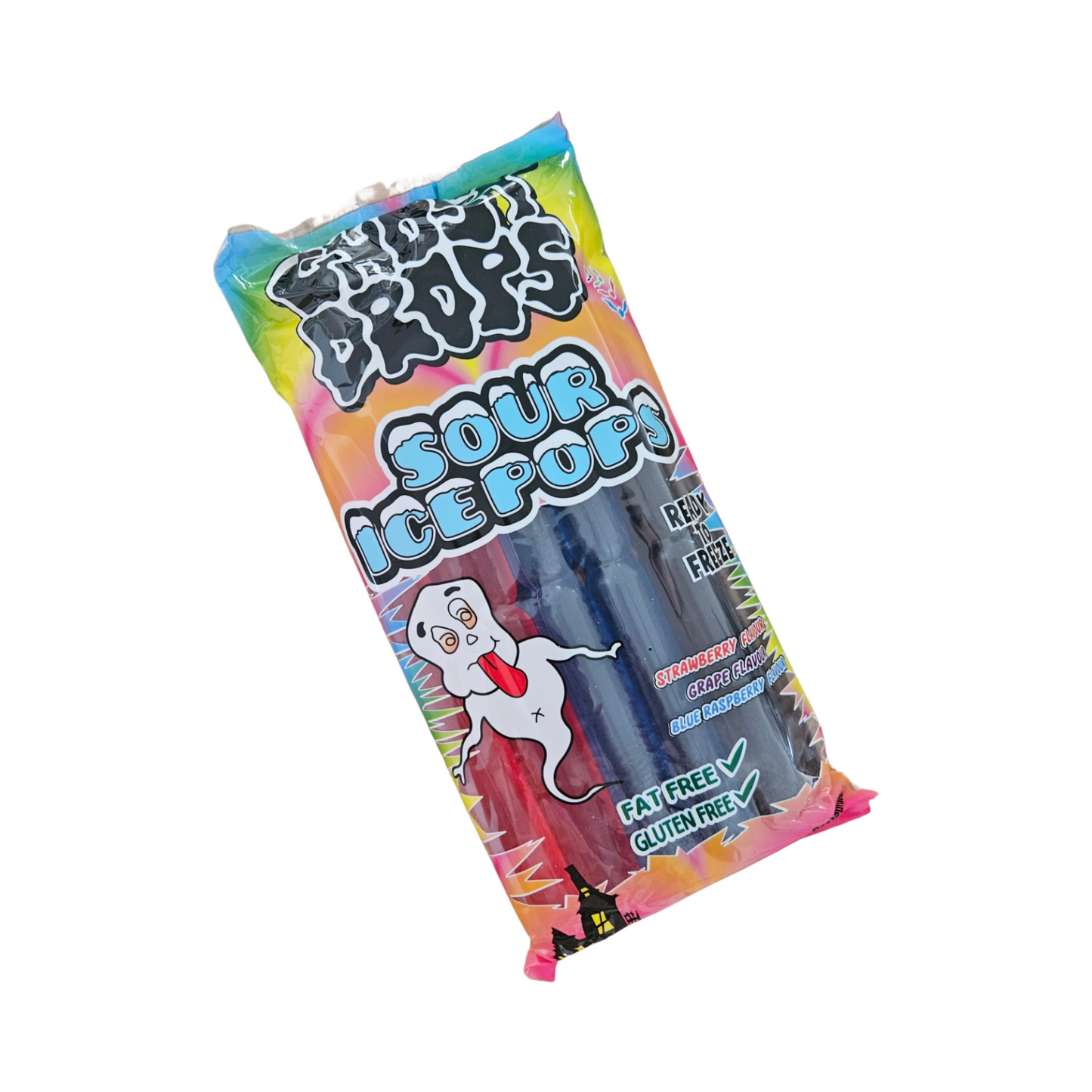 Ghost Drops Sour Ice Pops