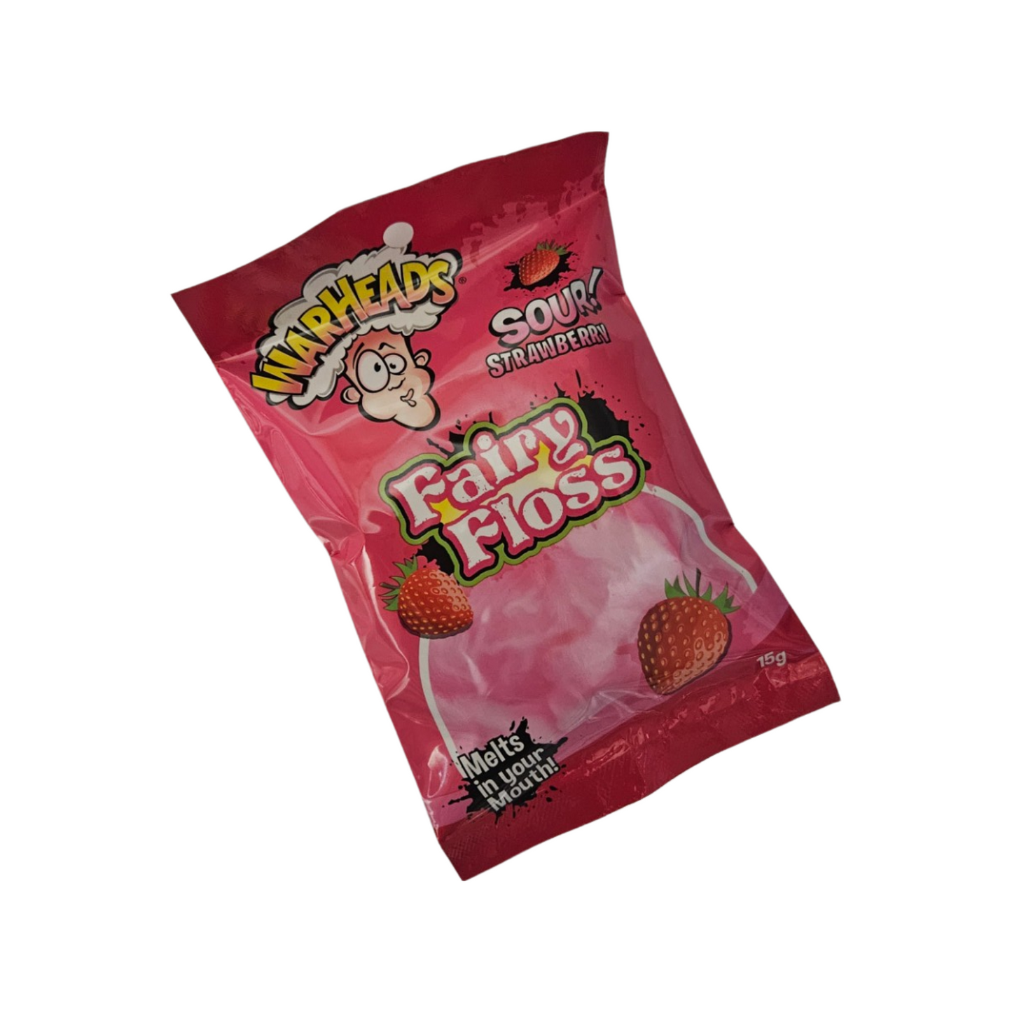 Warheads Fairy Floss Sour Strawberry