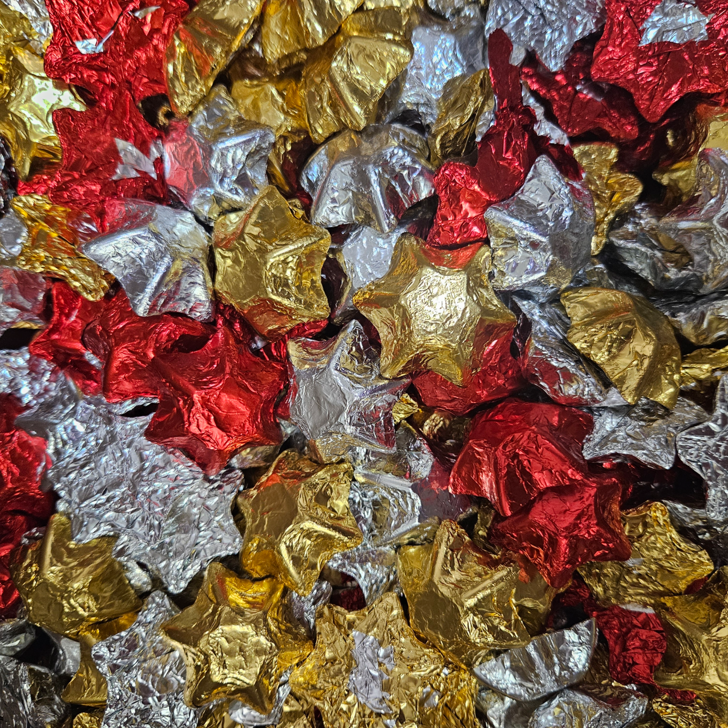 Foil Chocolate Stars 100g