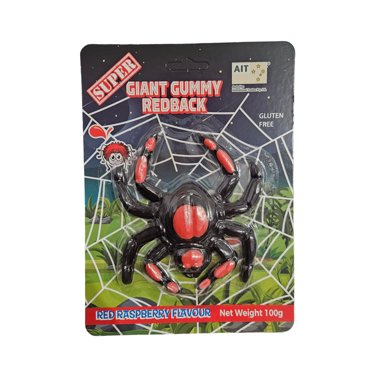 Super Giant Gummy Redback Spider