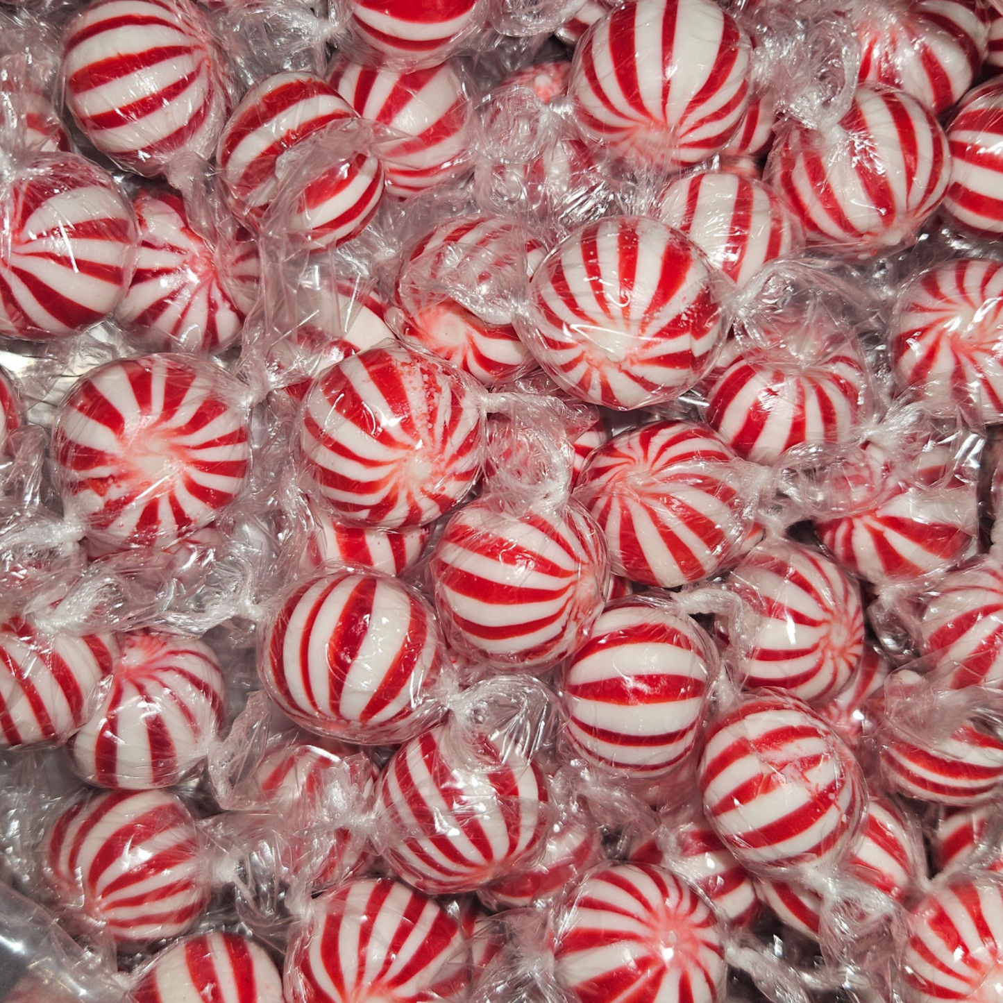 Red & White Mint Balls 100g