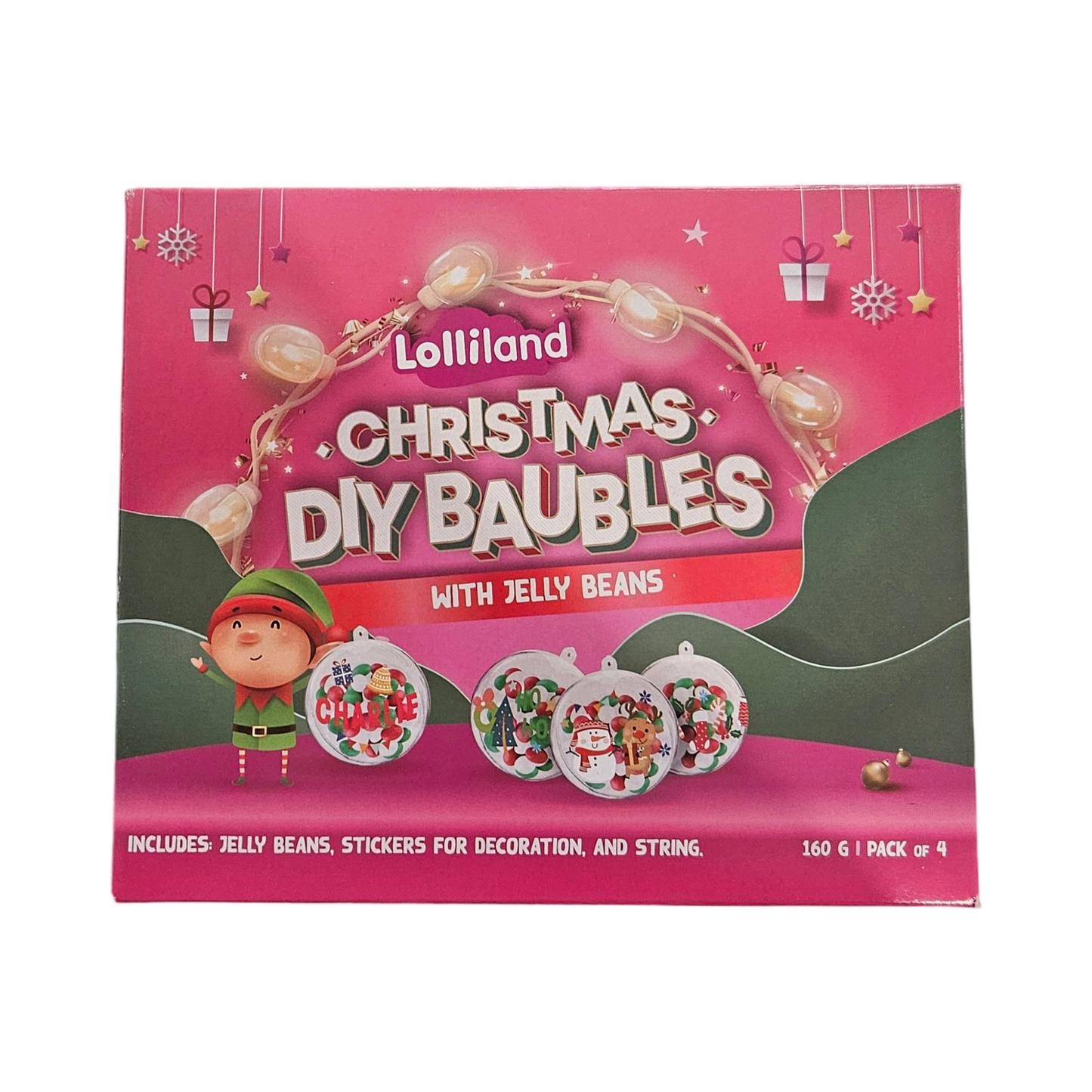 DIY Christmas Bauble with Jelly Beans