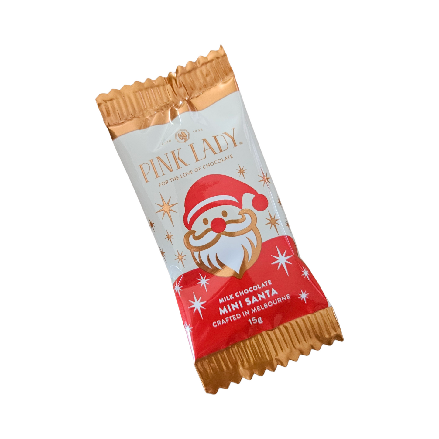 Pink Lady Milk Chocolate Santa