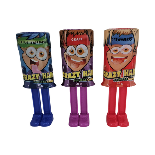 Crazy Hair Squeeze Candy