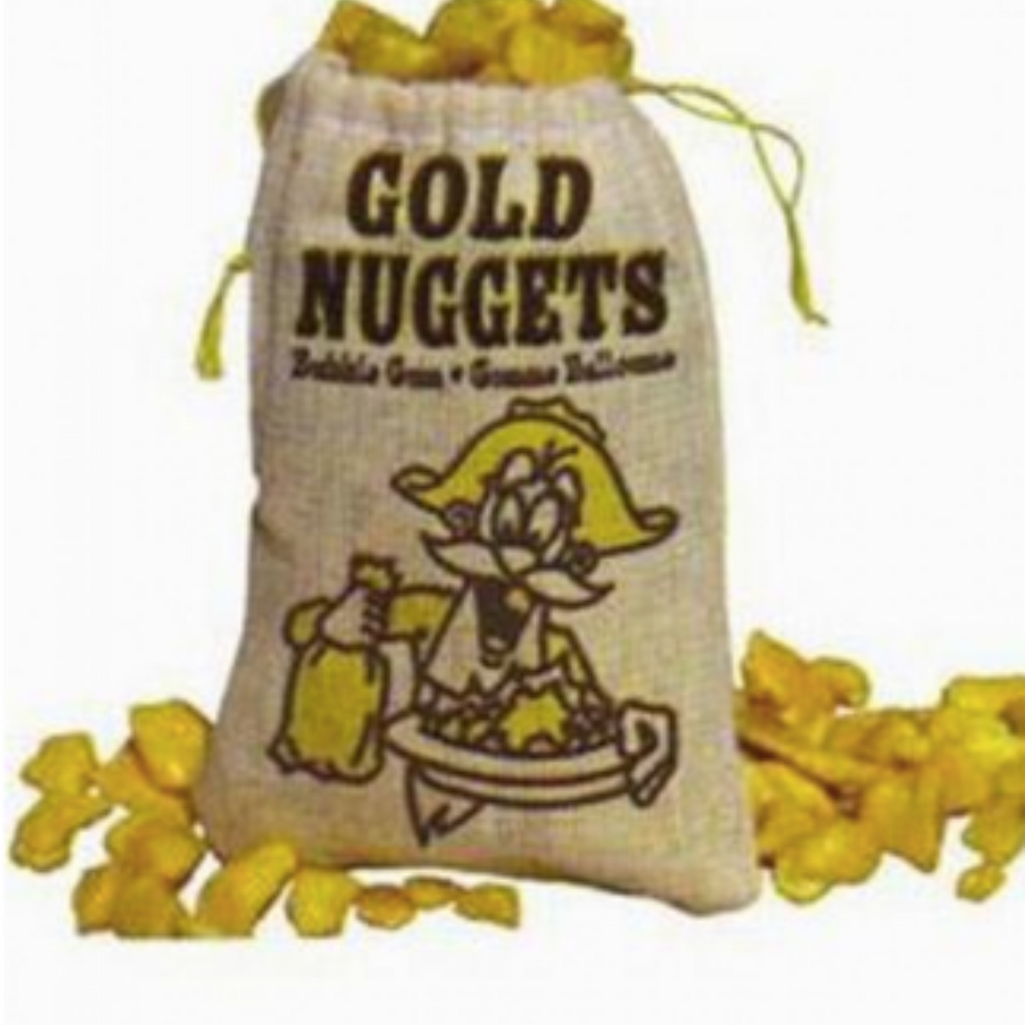 Gold Nuggets Bubble Gum