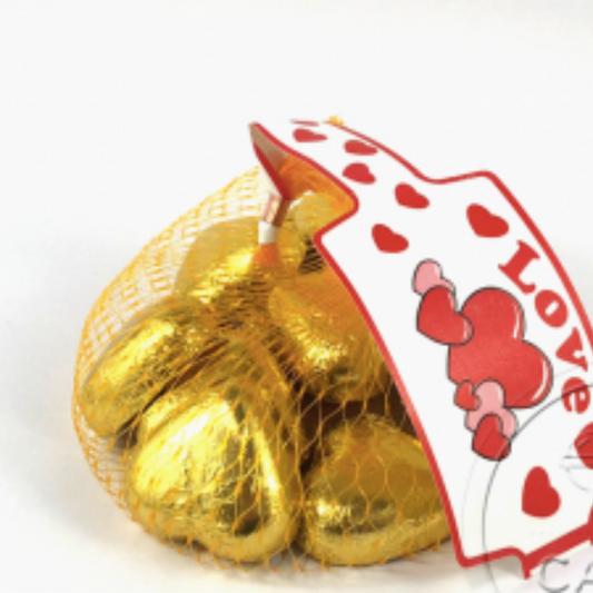 Gold Heart Chocolates