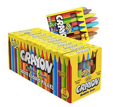 Crayon Bubblegum 6pc