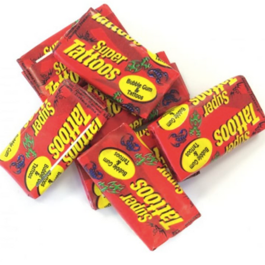 Super Tattoo Gum 10 pieces  (GF)