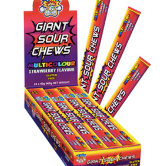 Giant Sour Chews Multicolour